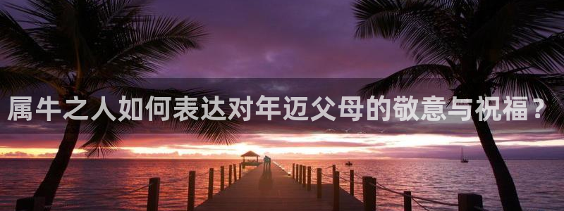 门徒娱乐平台官网：属牛之人如何表达对年迈父母的敬意与祝福？