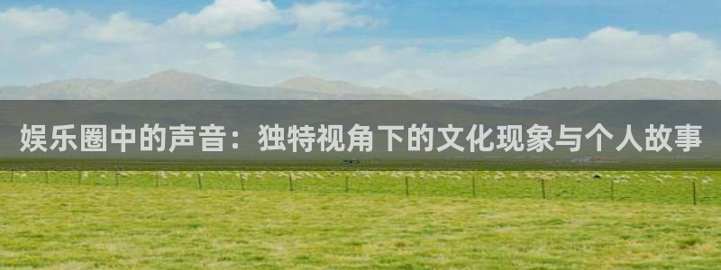 www.门徒娱乐体育.com：娱乐圈中的声音：独特视角下的文化现象与个人故事