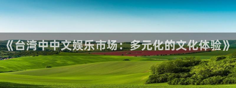 门徒娱乐是什么：《台湾中中文娱乐市场：多元化的文化体验》